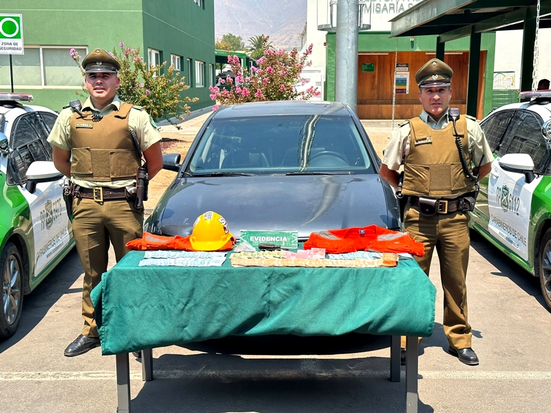 Andes on line Con técnica del pinchazo delincuentes santiaguinos le