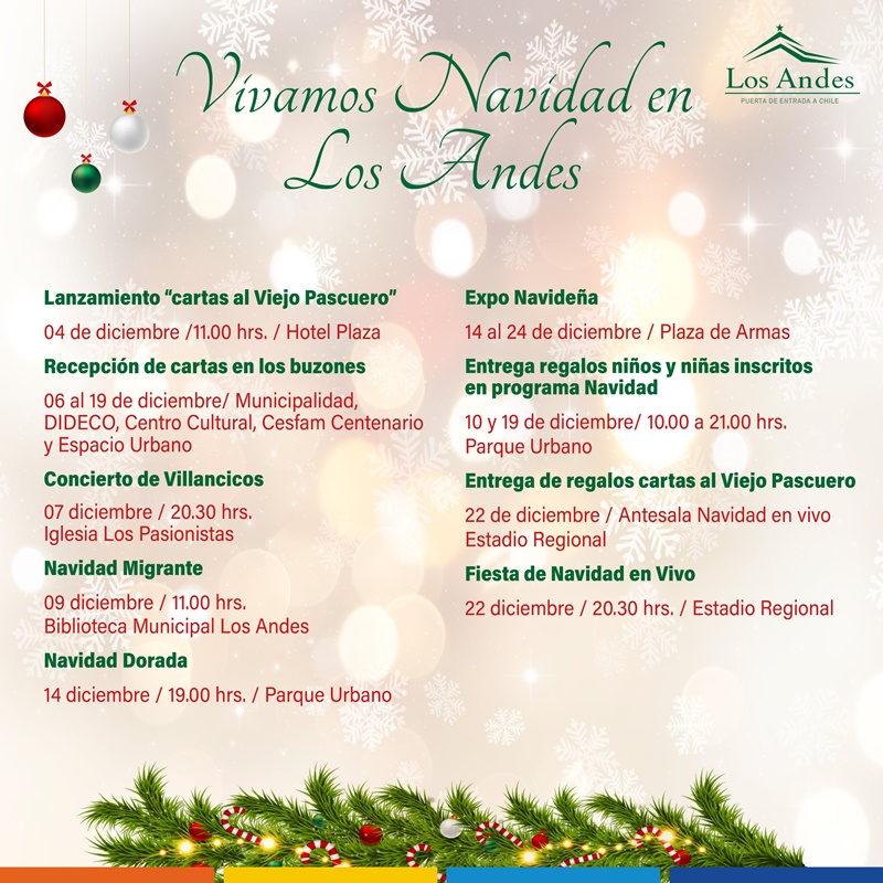 Andes On Line Lanzan Programa Navidad 2023 En Los Andes