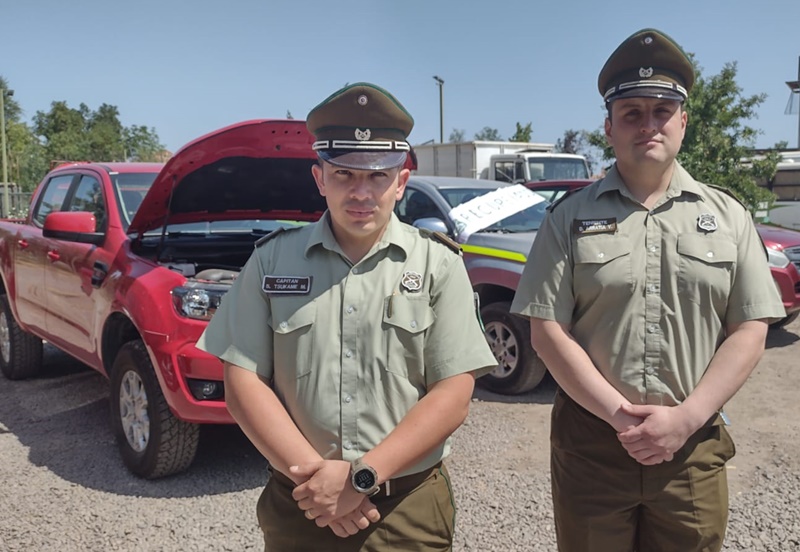 Andes On Line SIP De Carabineros Recupera Siete Camionetas Que No