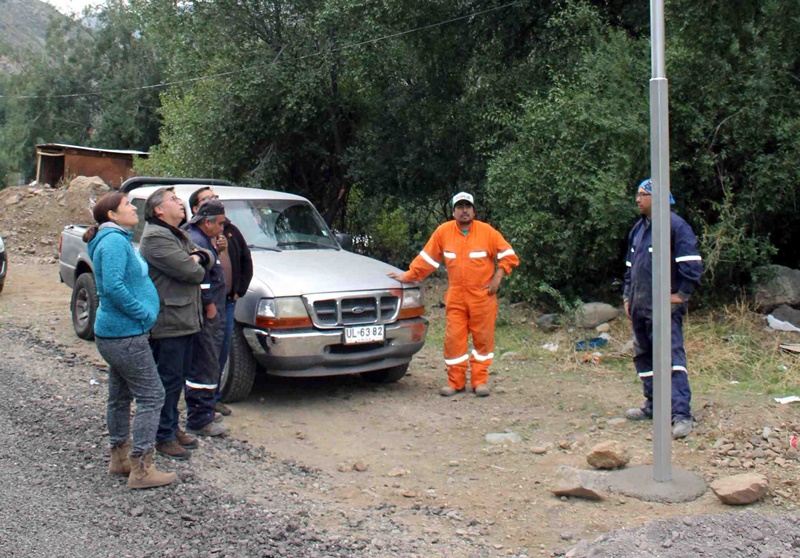 Andes On Line Vecinos De Riecillo Y Codelco Andina Coordinan Trabajos