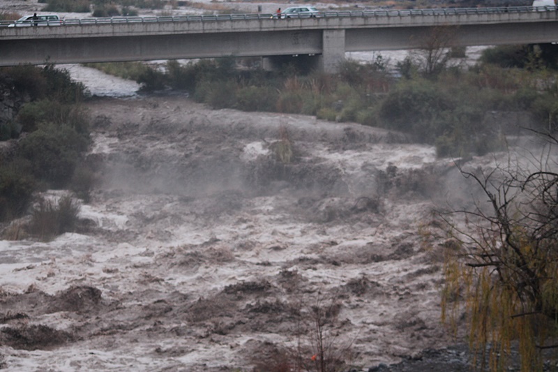 Andes On Line Alerta Roja Por Amenazas De Desbordes De Cauces En Las