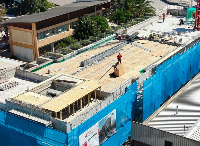 Un 43% de avance presenta nueva subcomisaría de Carabineros de Llay Llay